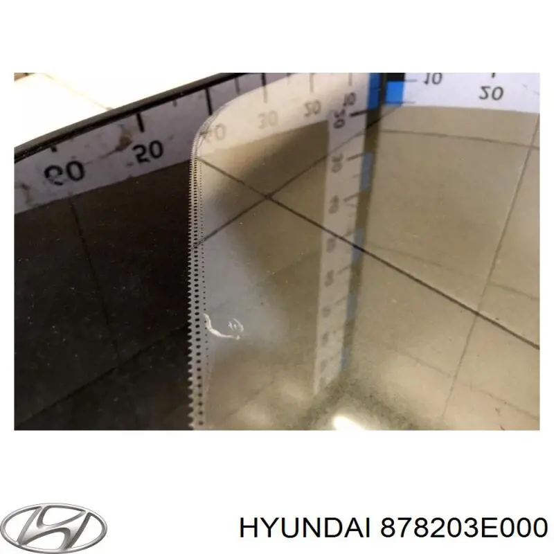 878203E000 Hyundai/Kia vidro de carroçaria (da seção de bagagem direito)