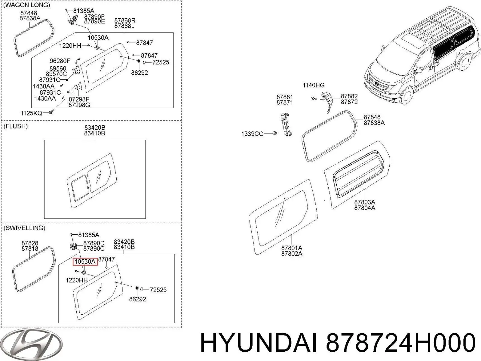  878724H000 Hyundai/Kia