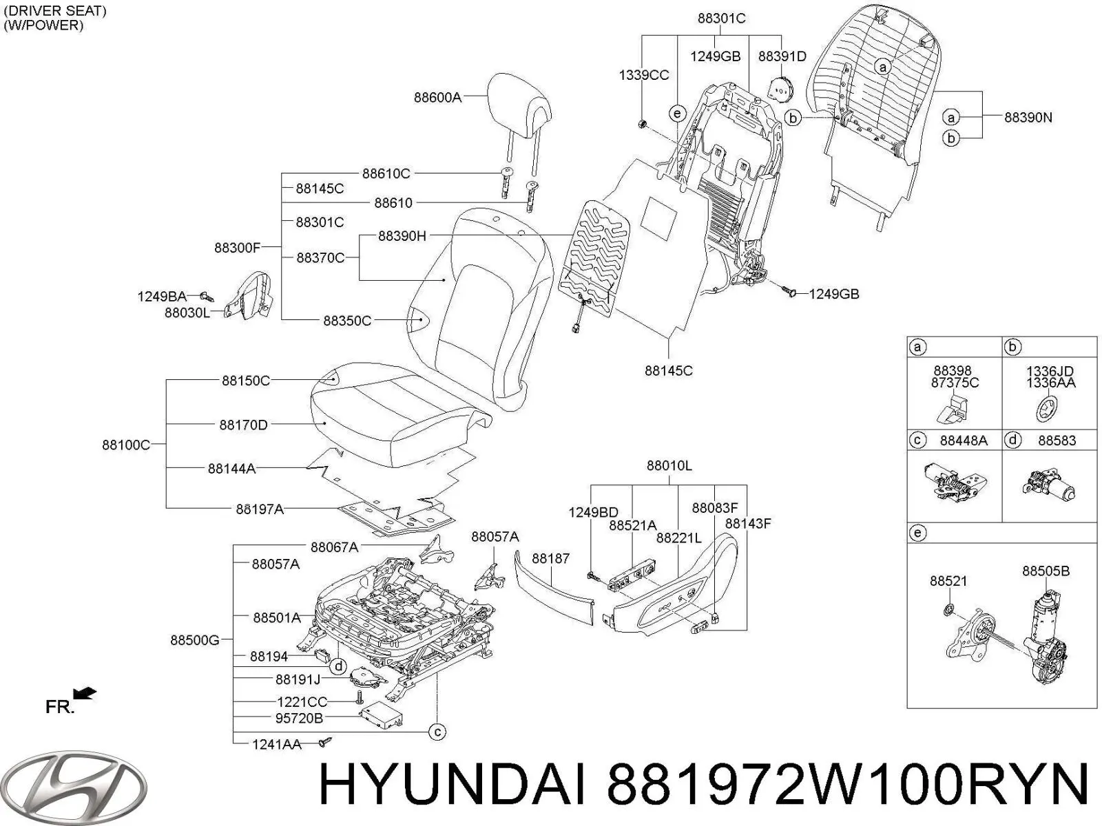 881972W100RYN Hyundai/Kia 