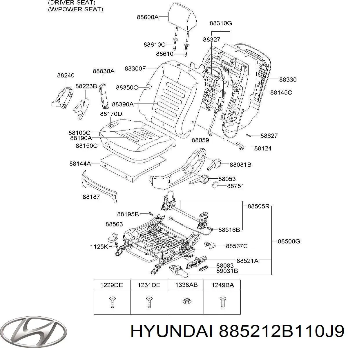 885212B110J9 Hyundai/Kia 