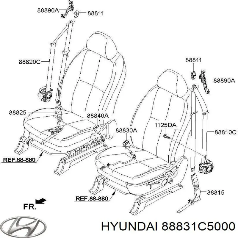  Hyundai/Kia 88831C5000 цена, от 80.91 USD