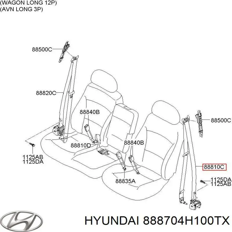  888704H100TX Hyundai/Kia