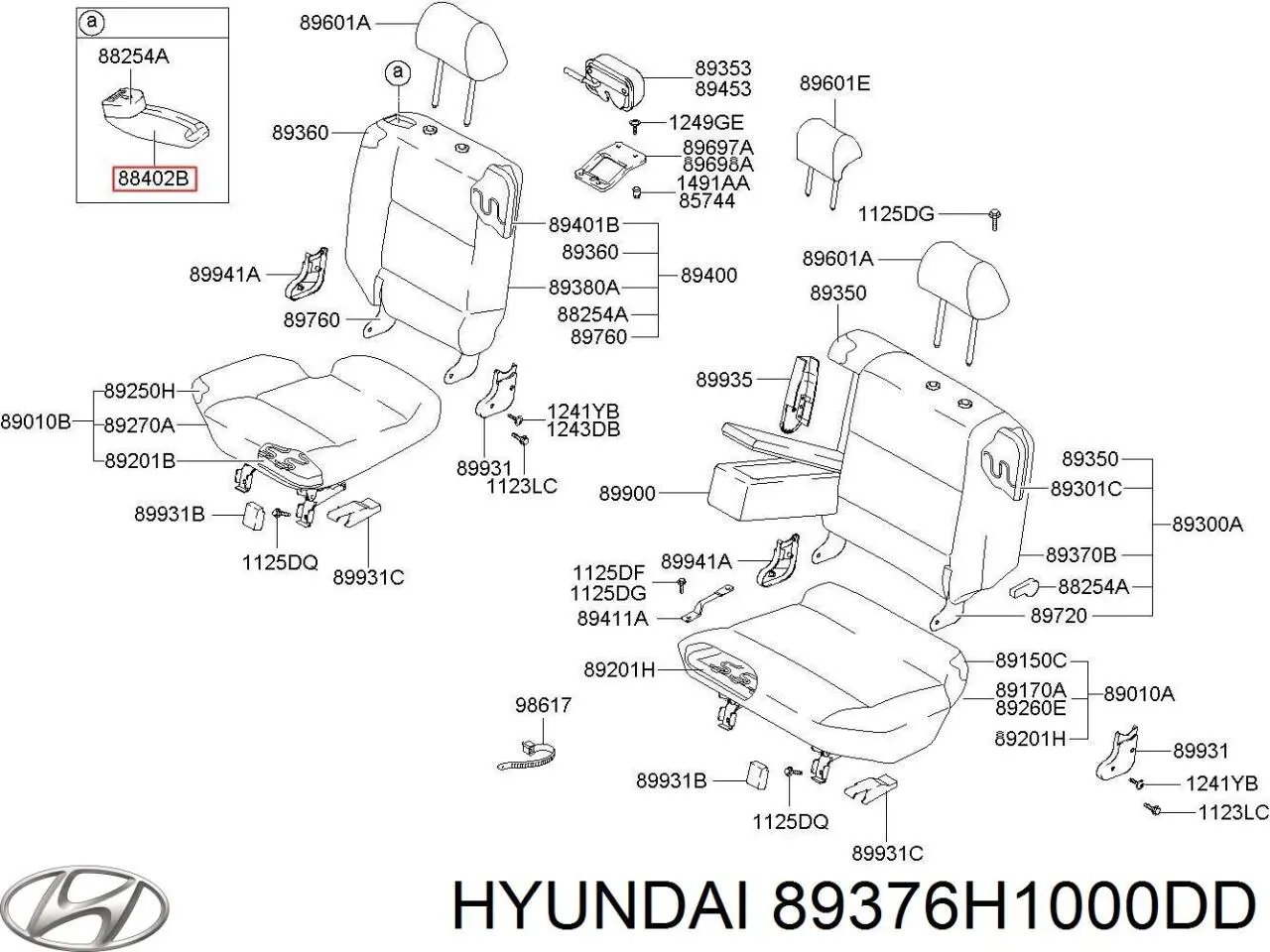 89376H1000DD Hyundai/Kia 