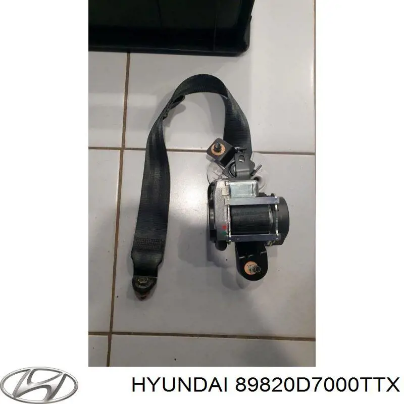 Ремень безопасности задний правый Hyundai/Kia 89820D7000TTX цена, от 88.69 USD