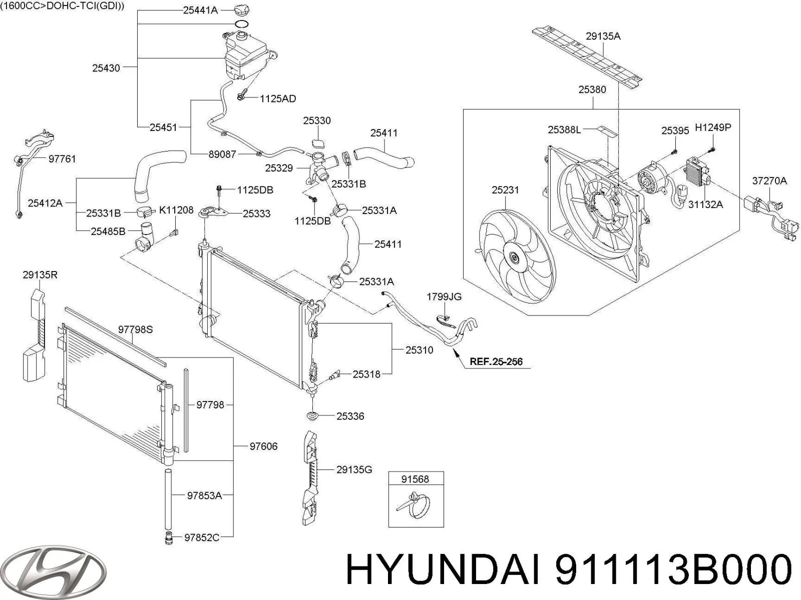  911113B000 Hyundai/Kia