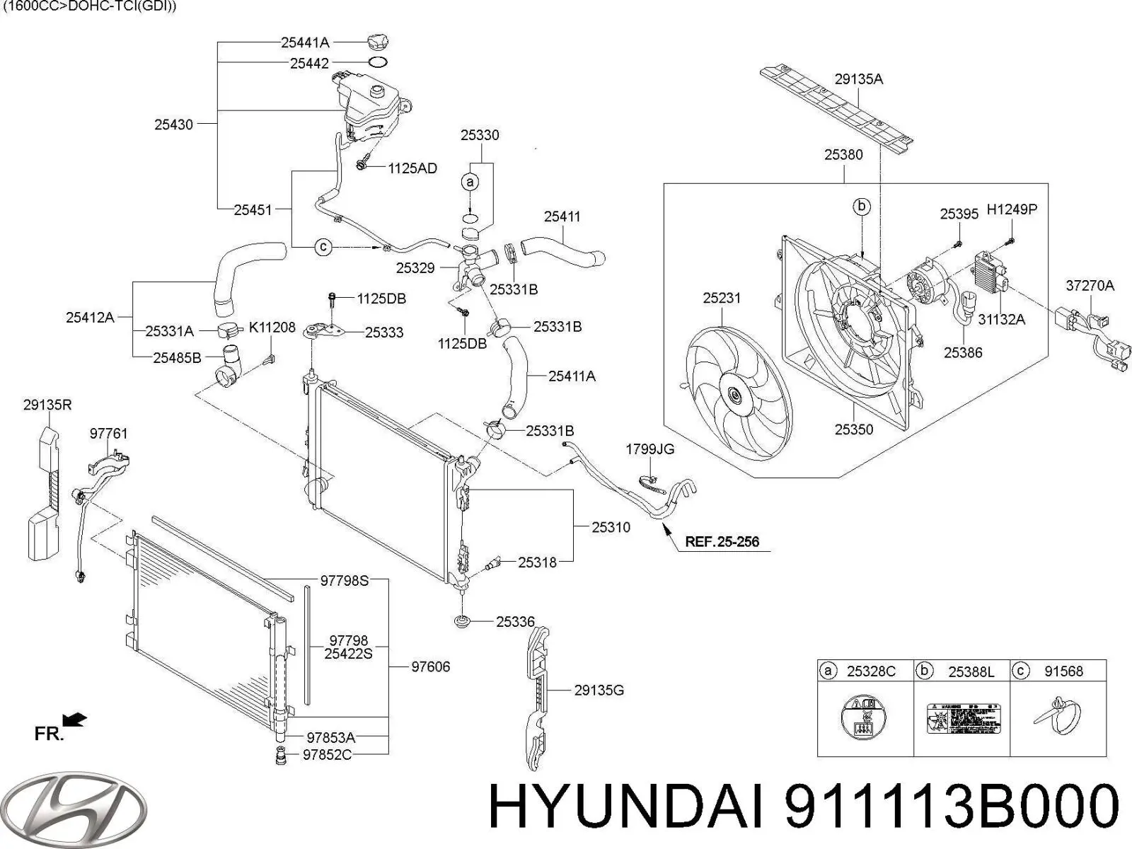  Hyundai/Kia 911113B000 цена, от 0.28 USD