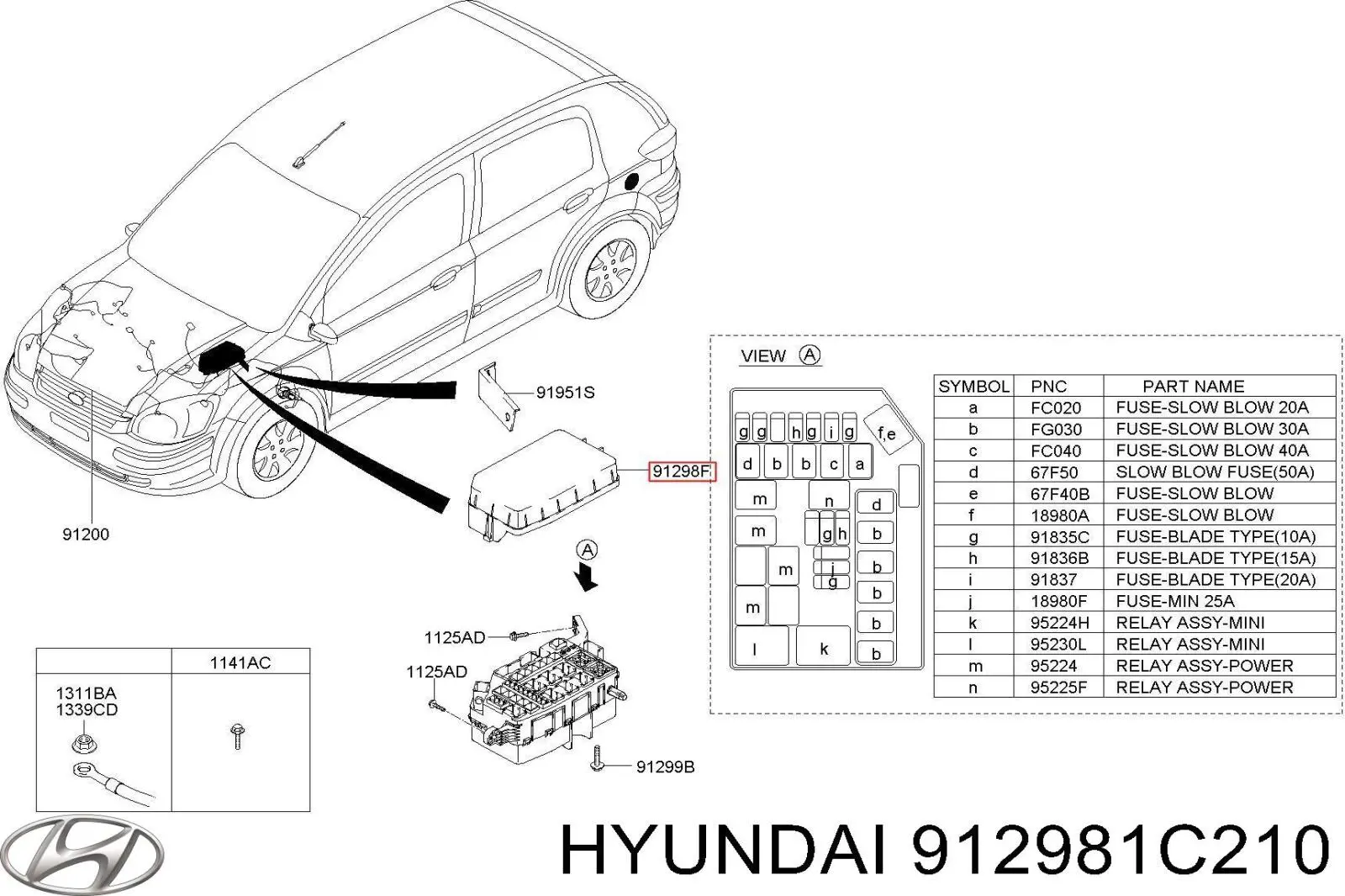 912981C210 Hyundai/Kia 