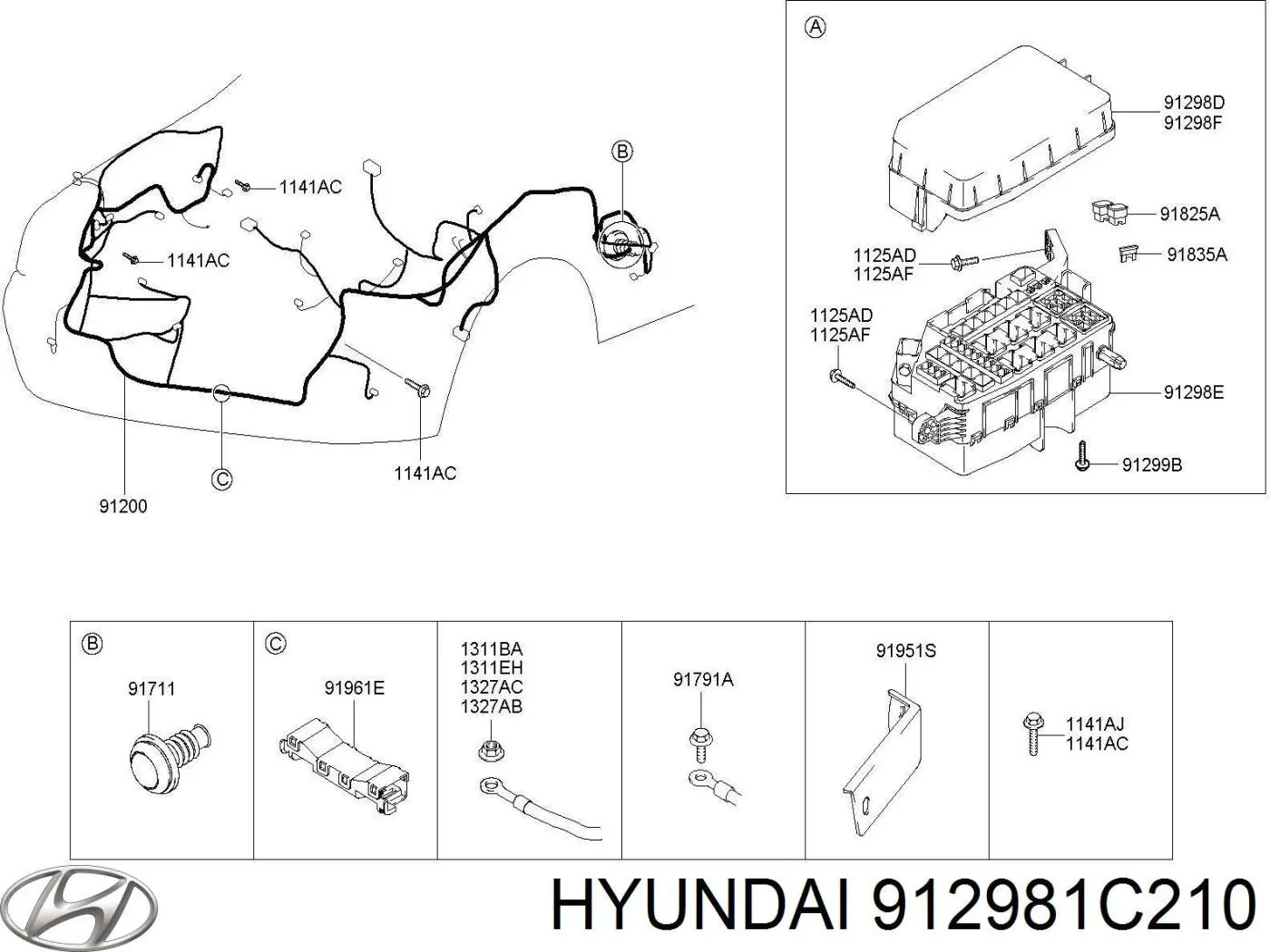  Hyundai/Kia 912981C210 цена, от 5.71 USD