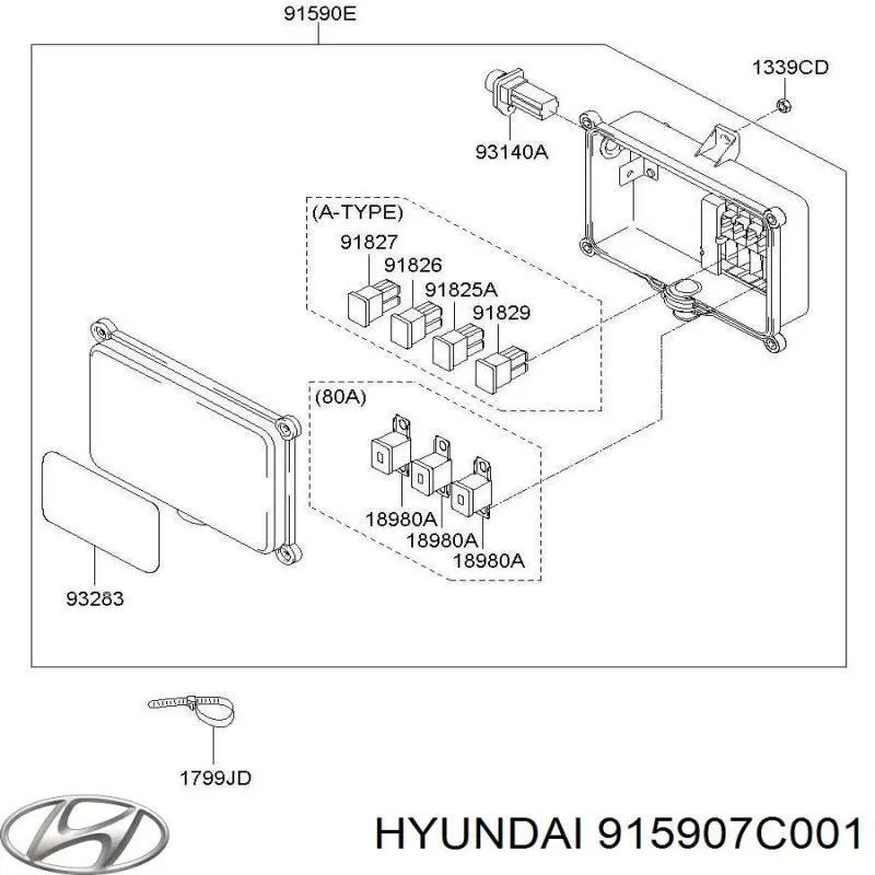 915907C001 Hyundai/Kia 