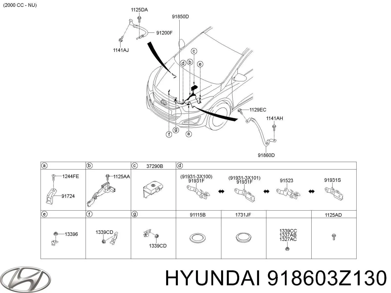  918603Z130 Hyundai/Kia