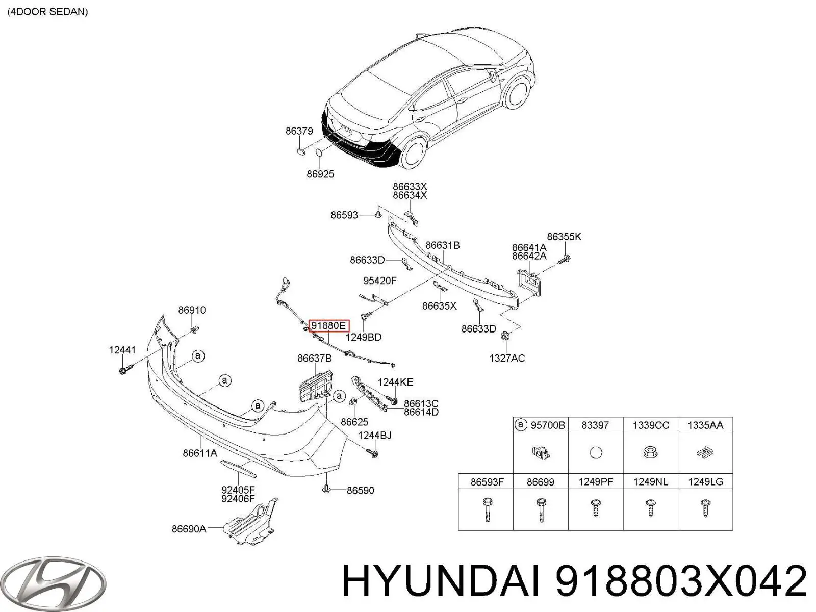  918803X042 Hyundai/Kia