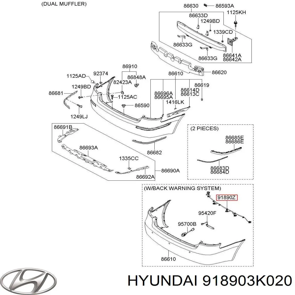 Купить 918903K020 Hyundai/Kia 