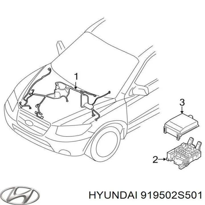  Hyundai/Kia 919502S501 цена, от 31.67 USD