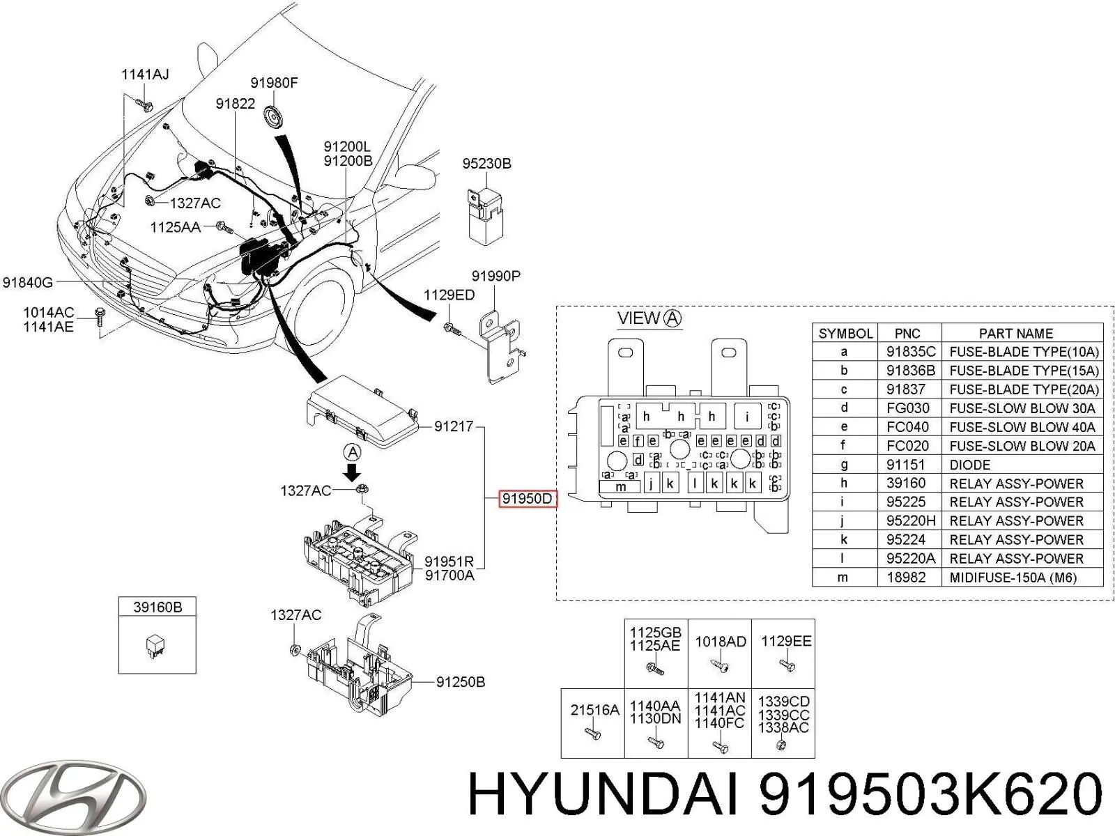  919503K620 Hyundai/Kia