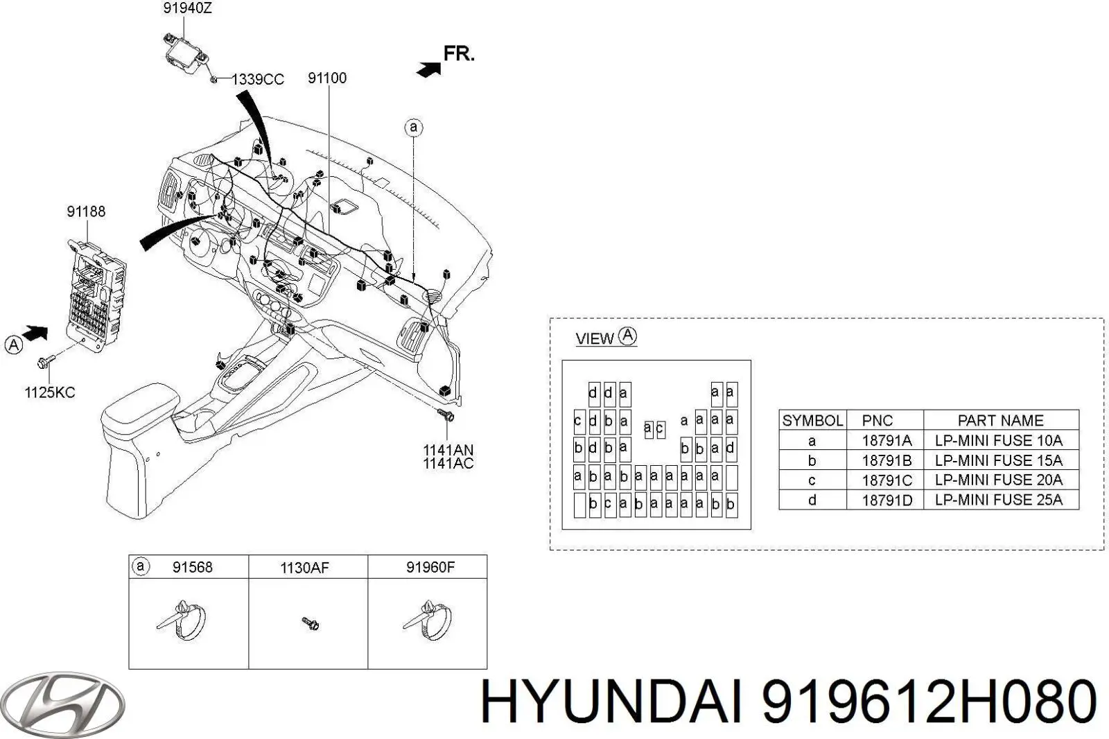 919612H080 Hyundai/Kia 