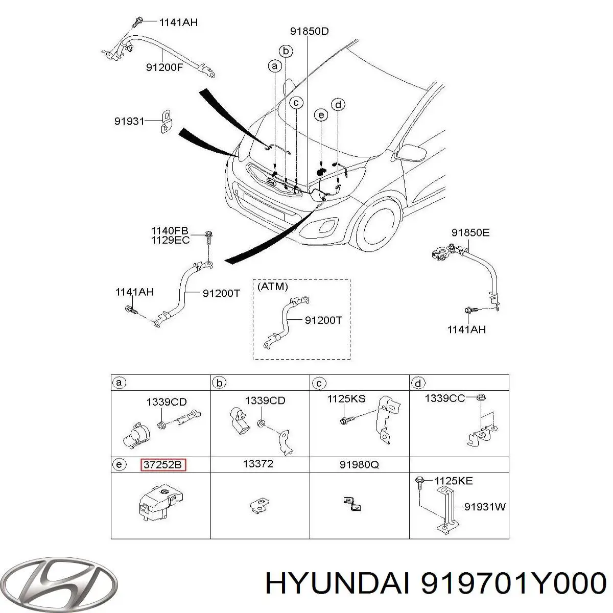 919701Y000 Hyundai/Kia