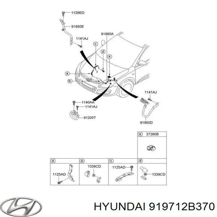 Крышка клемы АКБ Hyundai/Kia 919712B370 цена, от 5.07 USD
