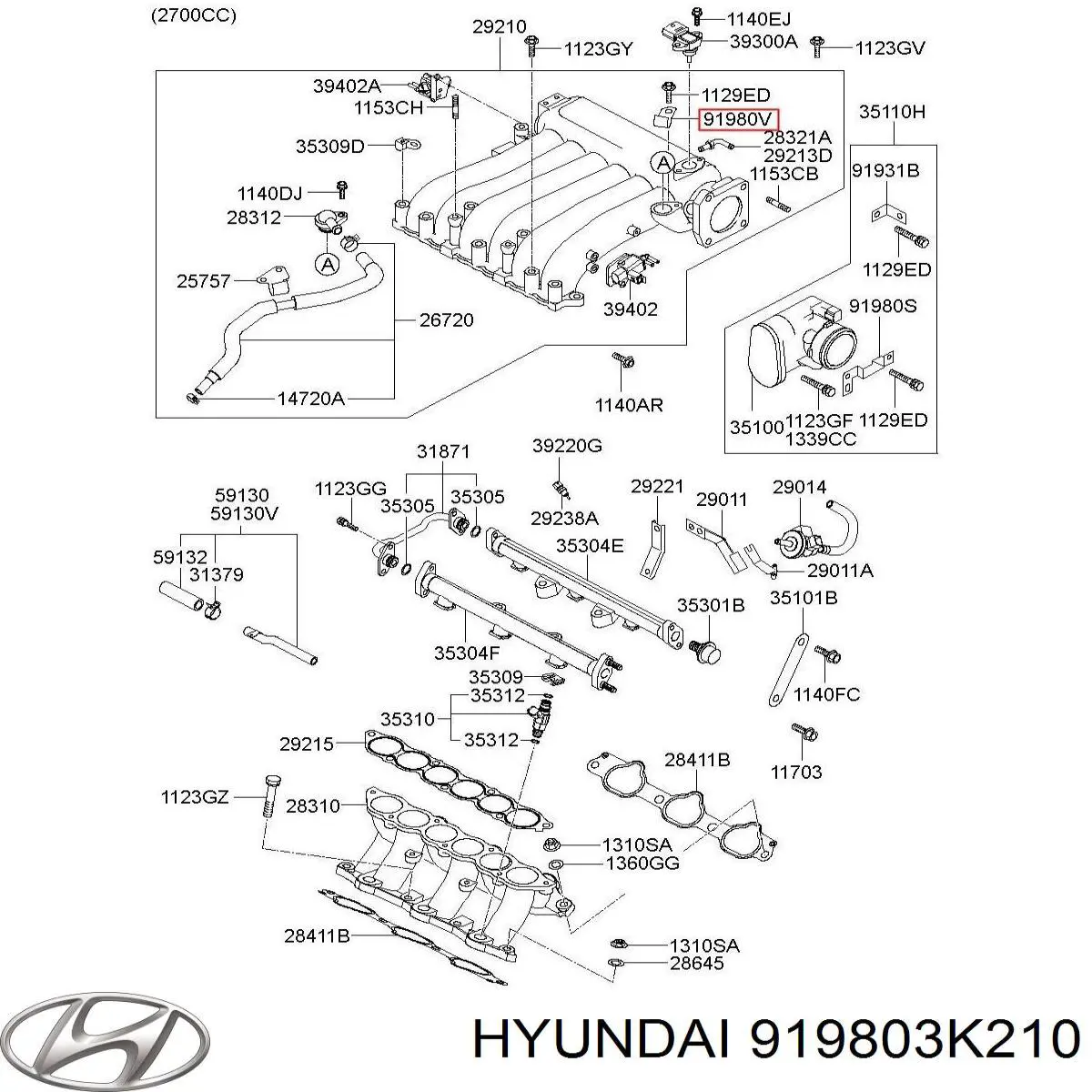  919803K210 Hyundai/Kia