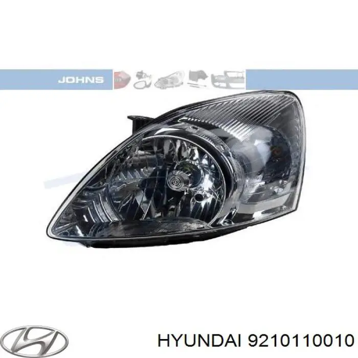 Фара левая 9210110010 Hyundai/Kia