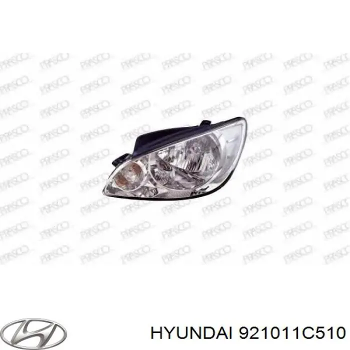 Купить 921011C510 Hyundai/Kia Фара левая передняя