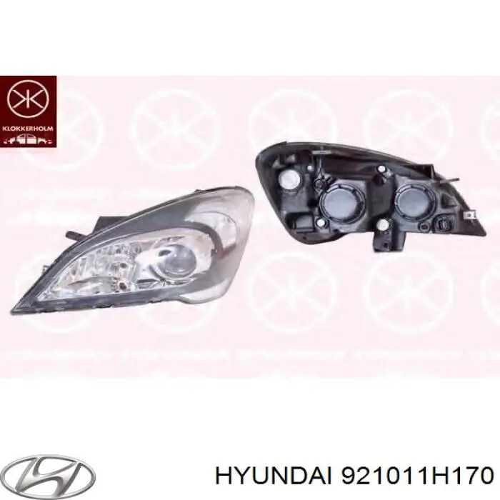 Фара левая 921011H170 Hyundai/Kia