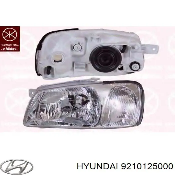 Фара левая 9210125000 Hyundai/Kia