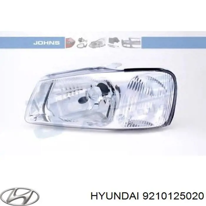 9210125020 Hyundai/Kia фара левая