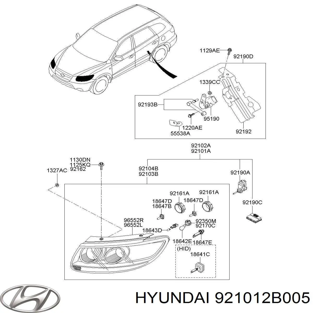  921012B005 Hyundai/Kia