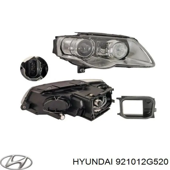 Купить 921012G520 Hyundai/Kia Фара левая передняя