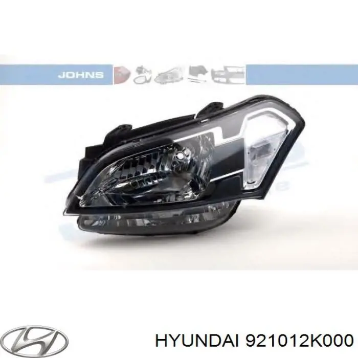 Фара левая Hyundai/Kia 921012K000 цена, от 101.36 USD