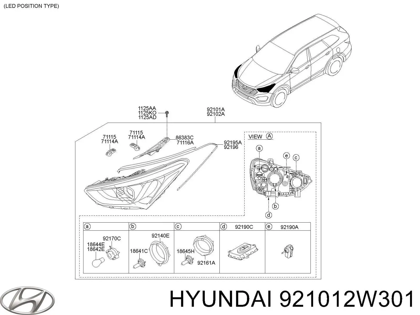 921012W301 Hyundai/Kia