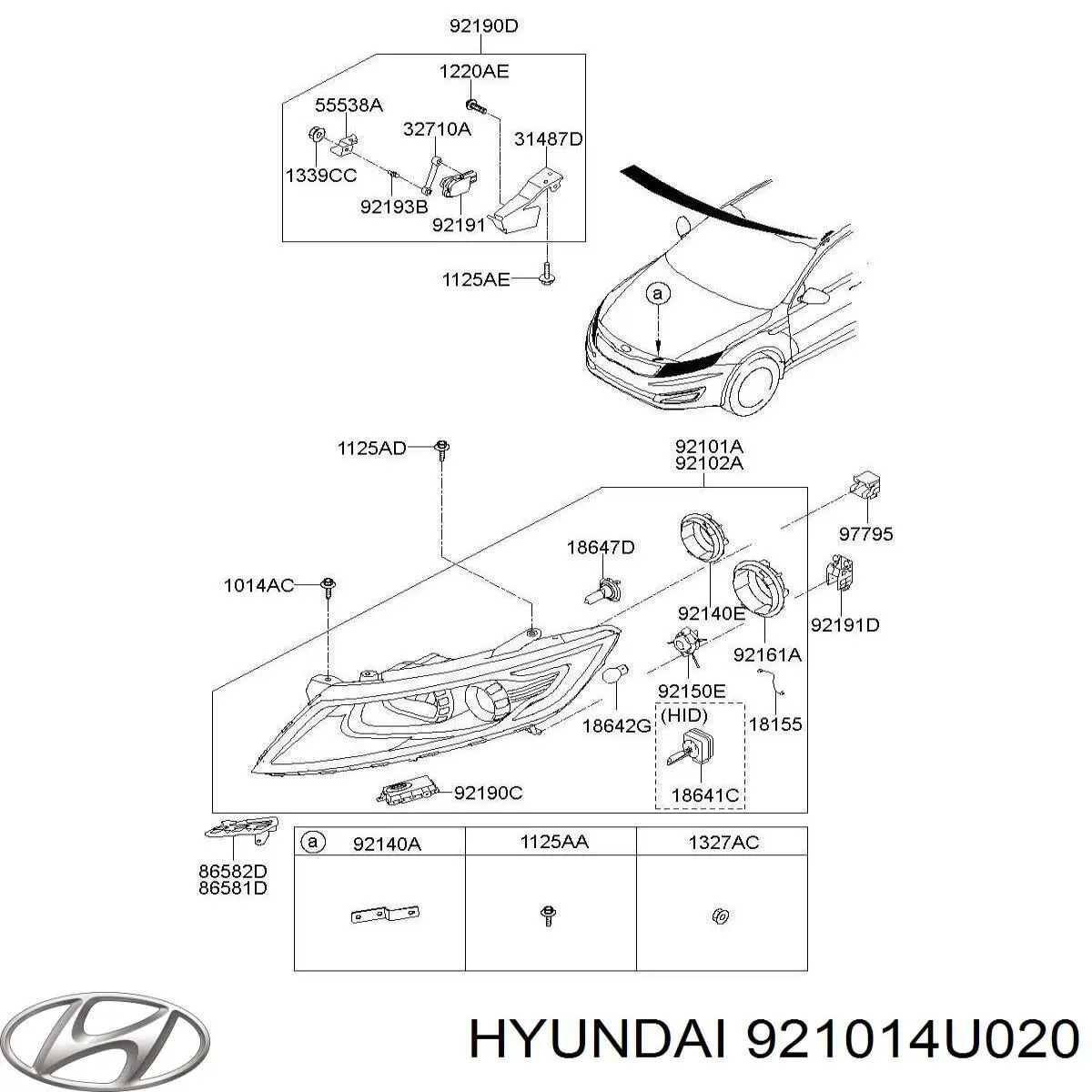  921014U020 Hyundai/Kia