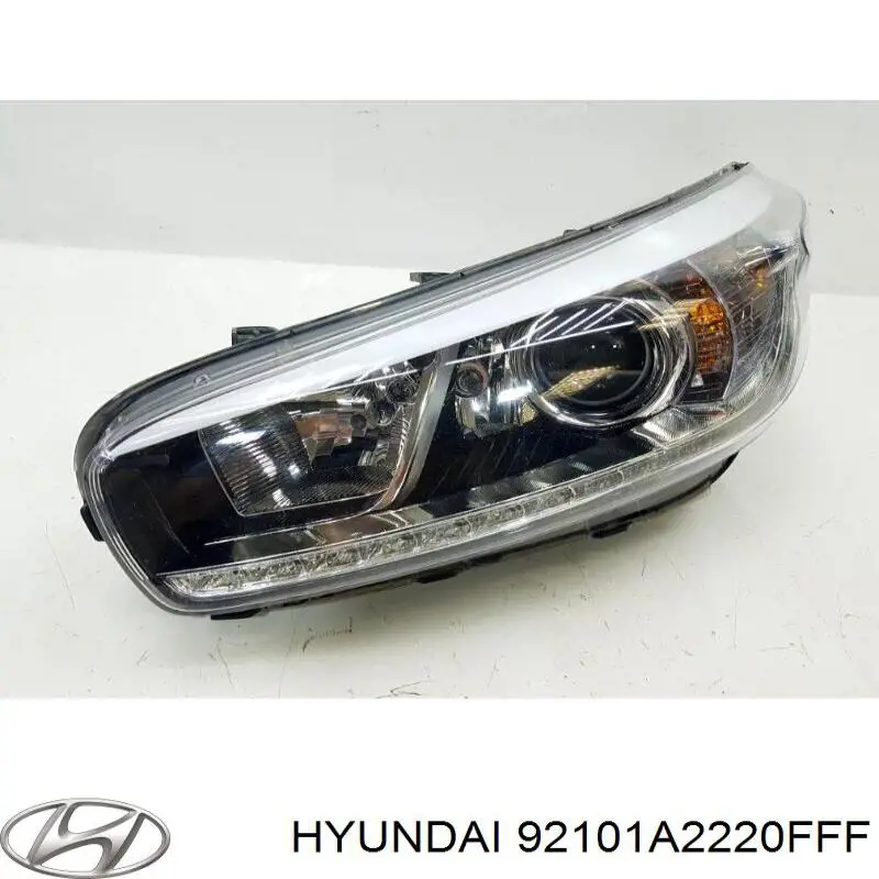 Фара левая Hyundai/Kia 92101A2220FFF цена, от 293.67 USD
