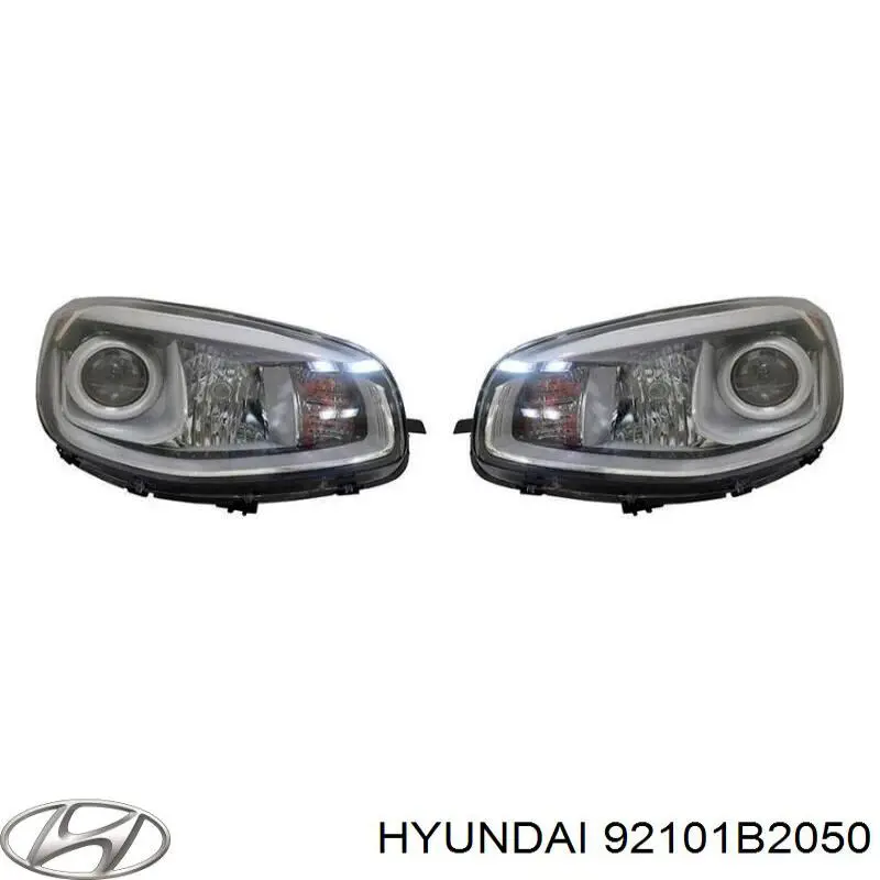 Левая фара 92101B2050 Hyundai/Kia