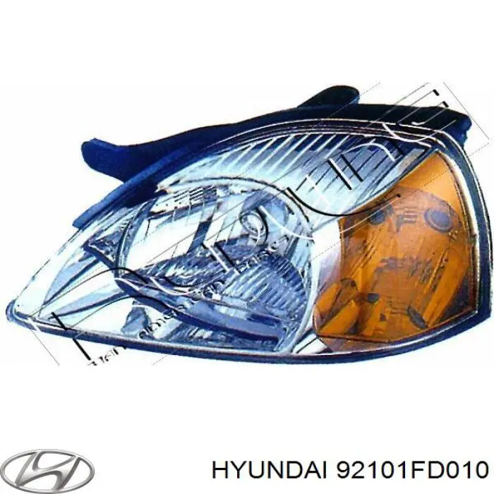 Купить 92101FD010 Hyundai/Kia Фара левая передняя