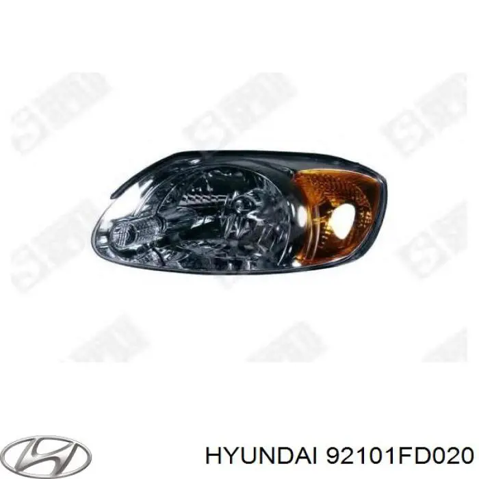 Купить 92101FD020 Hyundai/Kia Фара левая передняя