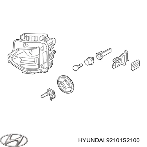 Фара левая Hyundai/Kia 92101S2100 цена, от 1487.08 USD
