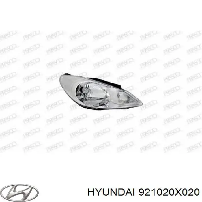 Правая блок фара Hyundai/Kia 921020X020 цена, от 55.31 USD
