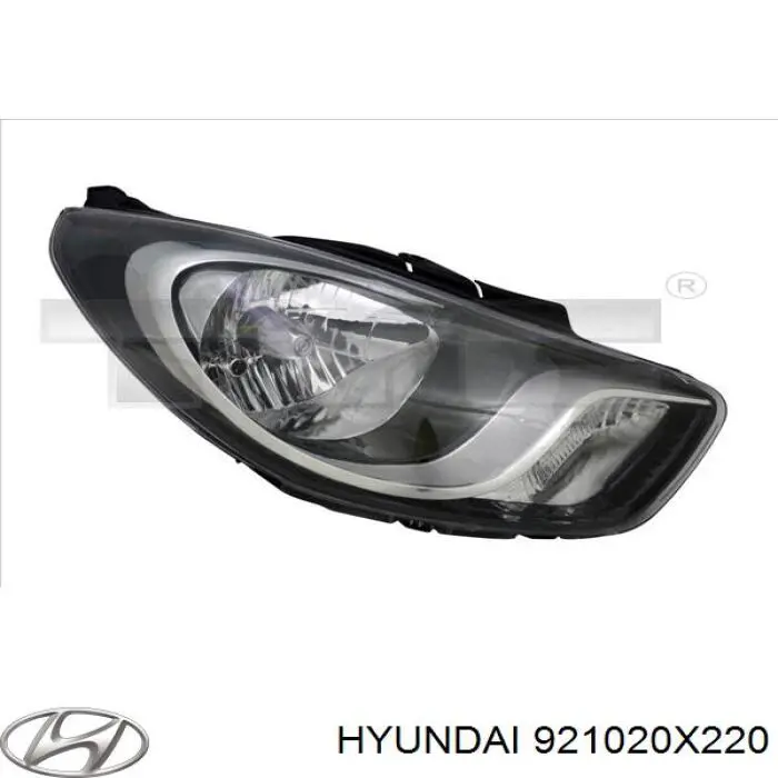 921020X220 Hyundai/Kia фара правая
