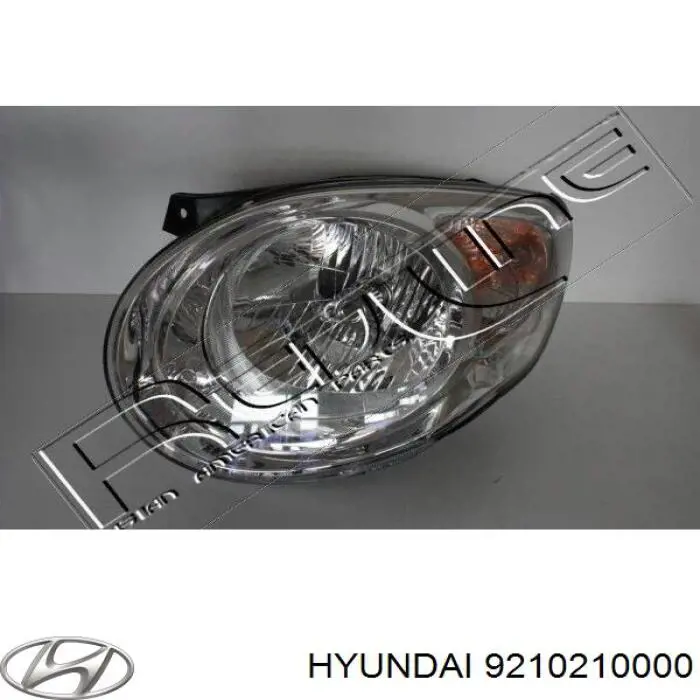 Фара правая 9210210000 Hyundai/Kia