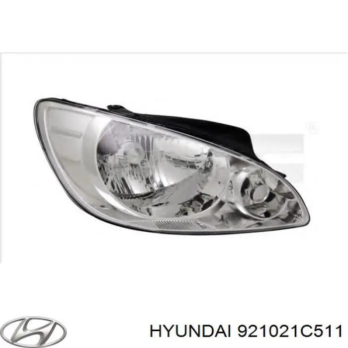 Правая блок фара Hyundai/Kia 921021C511 цена, от 112.04 USD