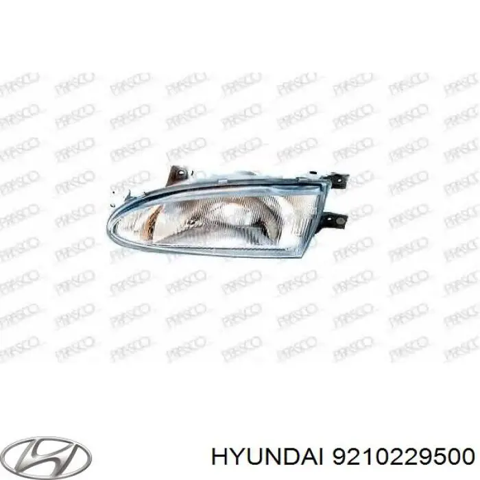 Правая фара 9210229500 Hyundai/Kia