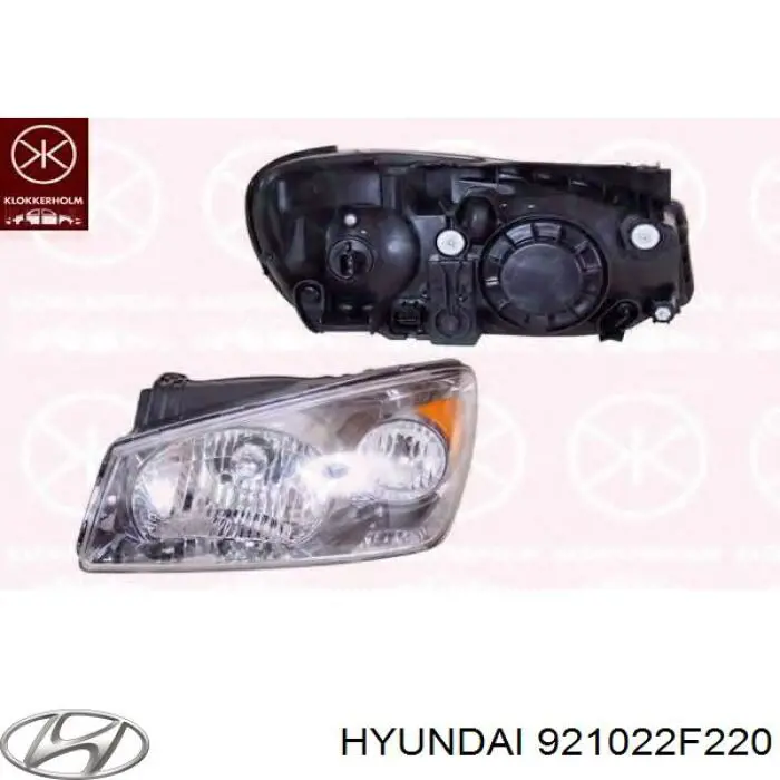 921022F220 Hyundai/Kia фара правая