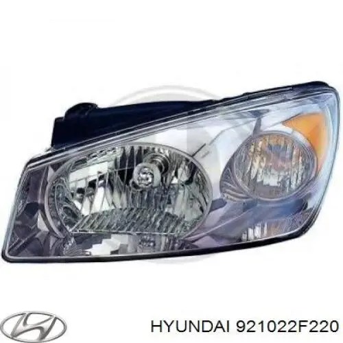 Купить 921022F220 Hyundai/Kia Фара основная правая