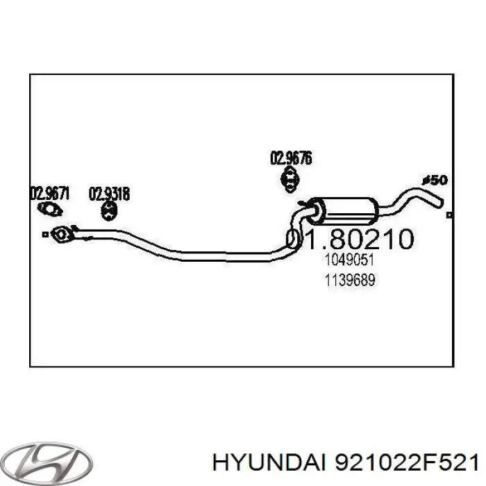 Купить K921022F520 Hyundai/Kia Фара основная правая