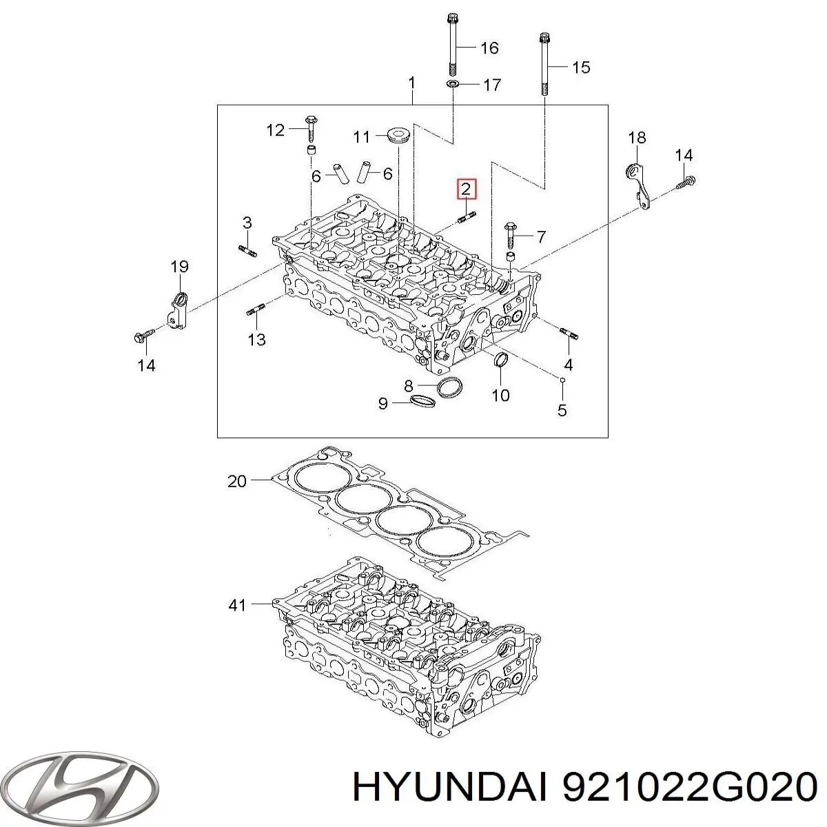 Купить 921022G020 Hyundai/Kia Фара основная правая