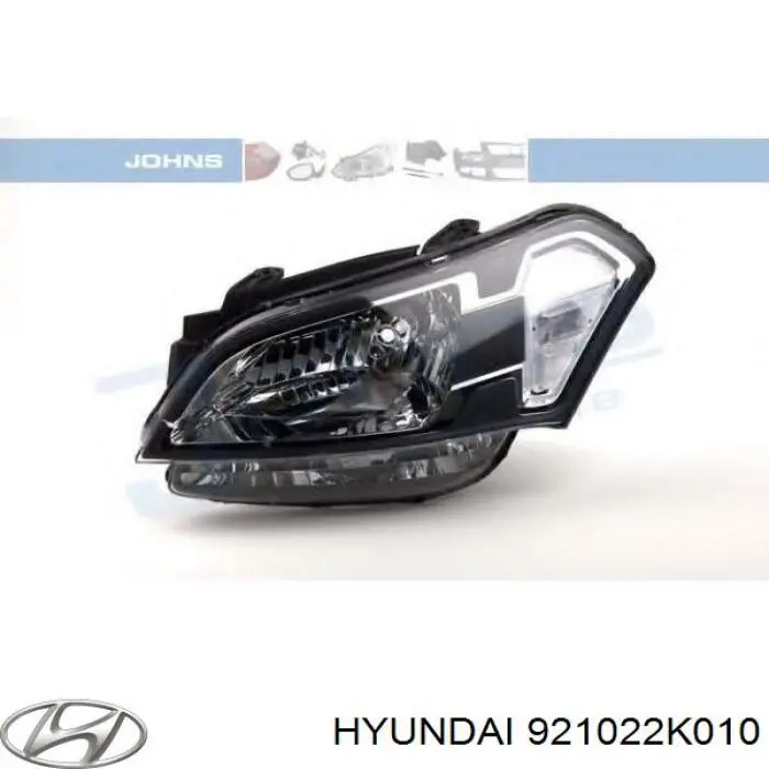 Правая блок фара Hyundai/Kia 921022K010 цена, от 101.36 USD