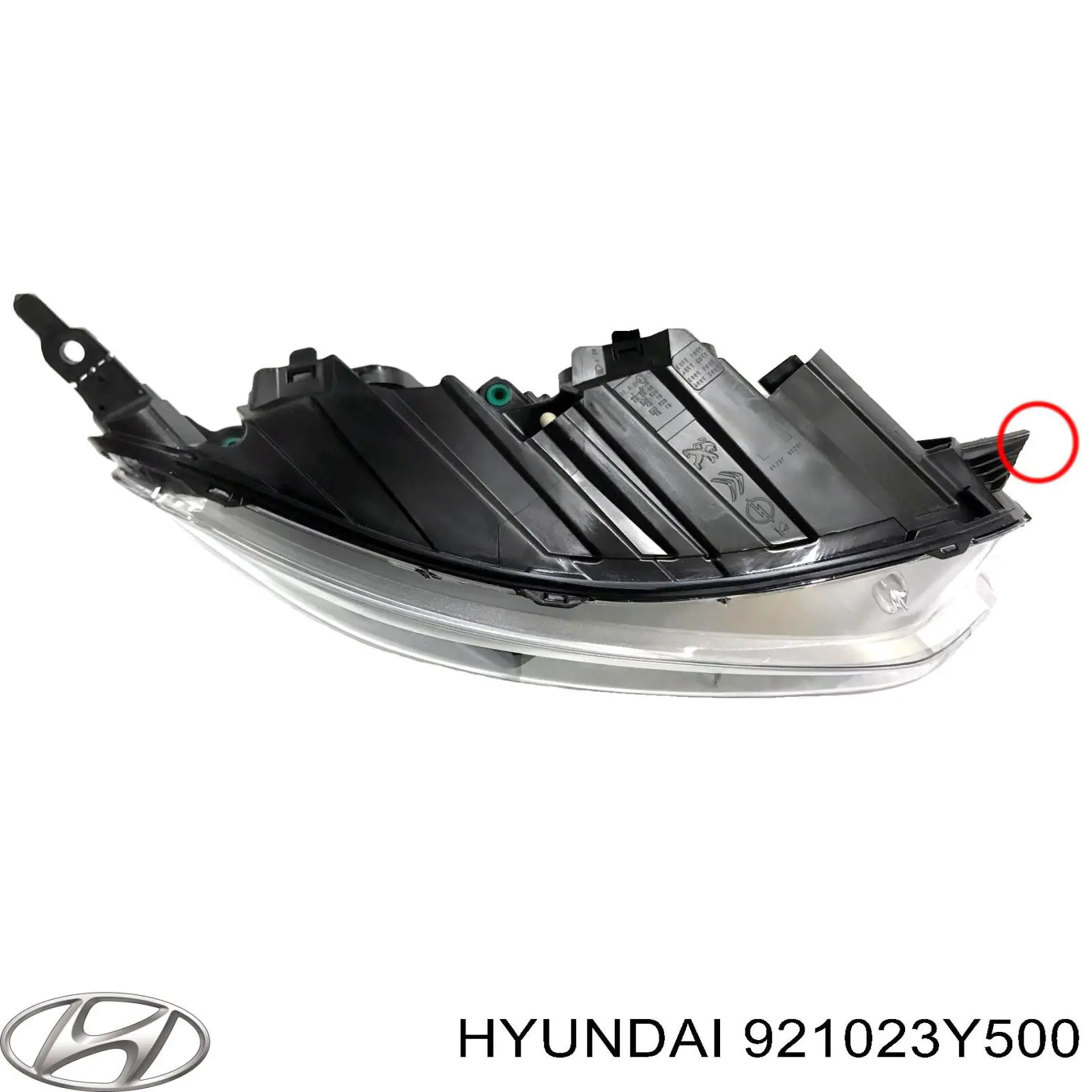 Купить 921023Y500 Hyundai/Kia Фара основная правая