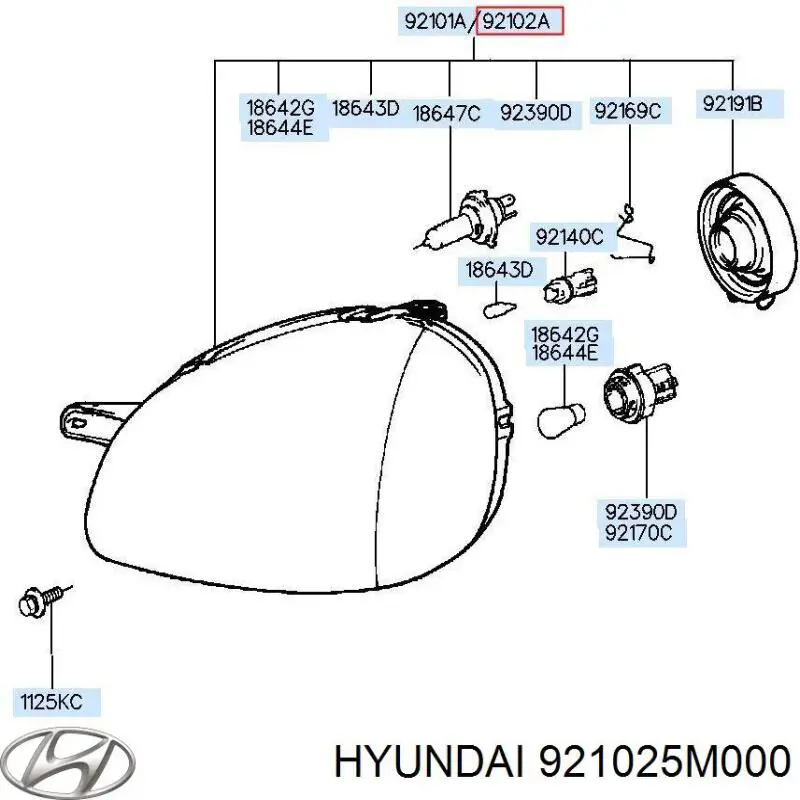  921025M000 Hyundai/Kia