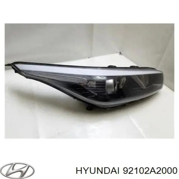 92102A2000 Hyundai/Kia luz direita